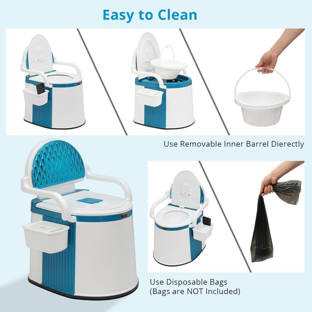 Votanila Outdoor and Indoor Portable Toilet – Comfortable Design for Seniors & Adults