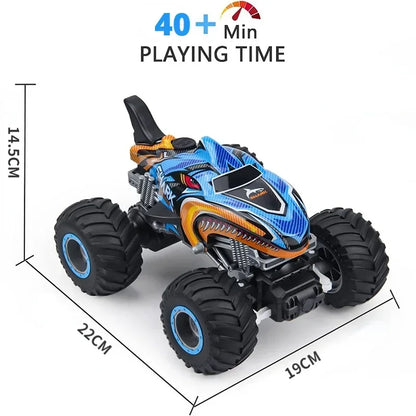 Votanila RC 4x4 Off-Road Monster Truck – Remote Control Rock Crawler Drift Car (Shark Digger Design)